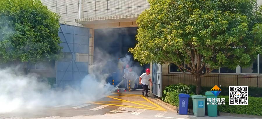 yp街机起劲配合消防联合演练，共筑清静生产防地