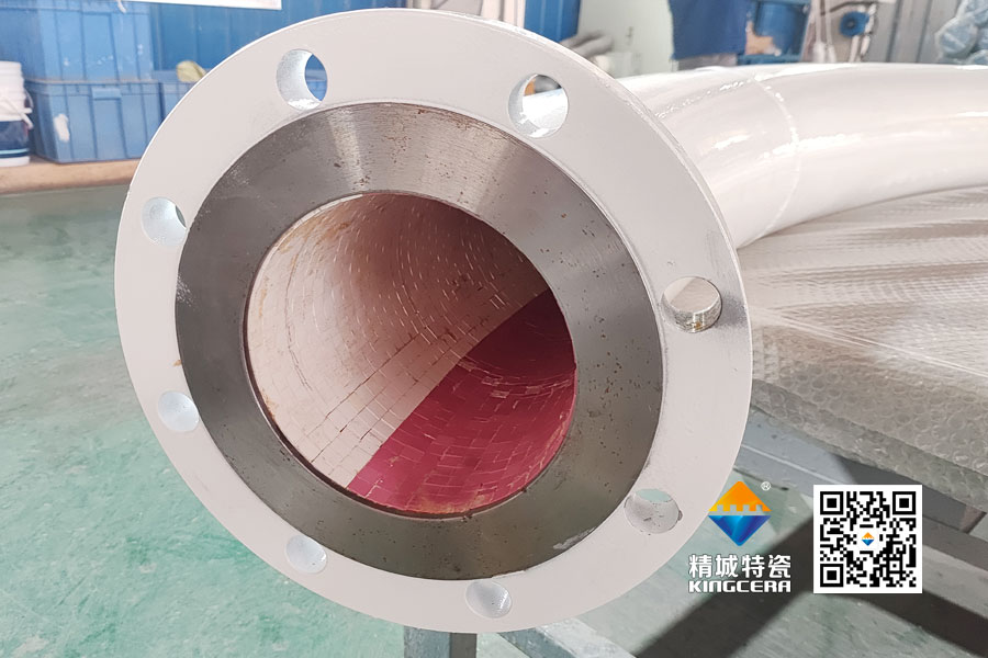 yp街机ZTA陶瓷贴片耐磨管道